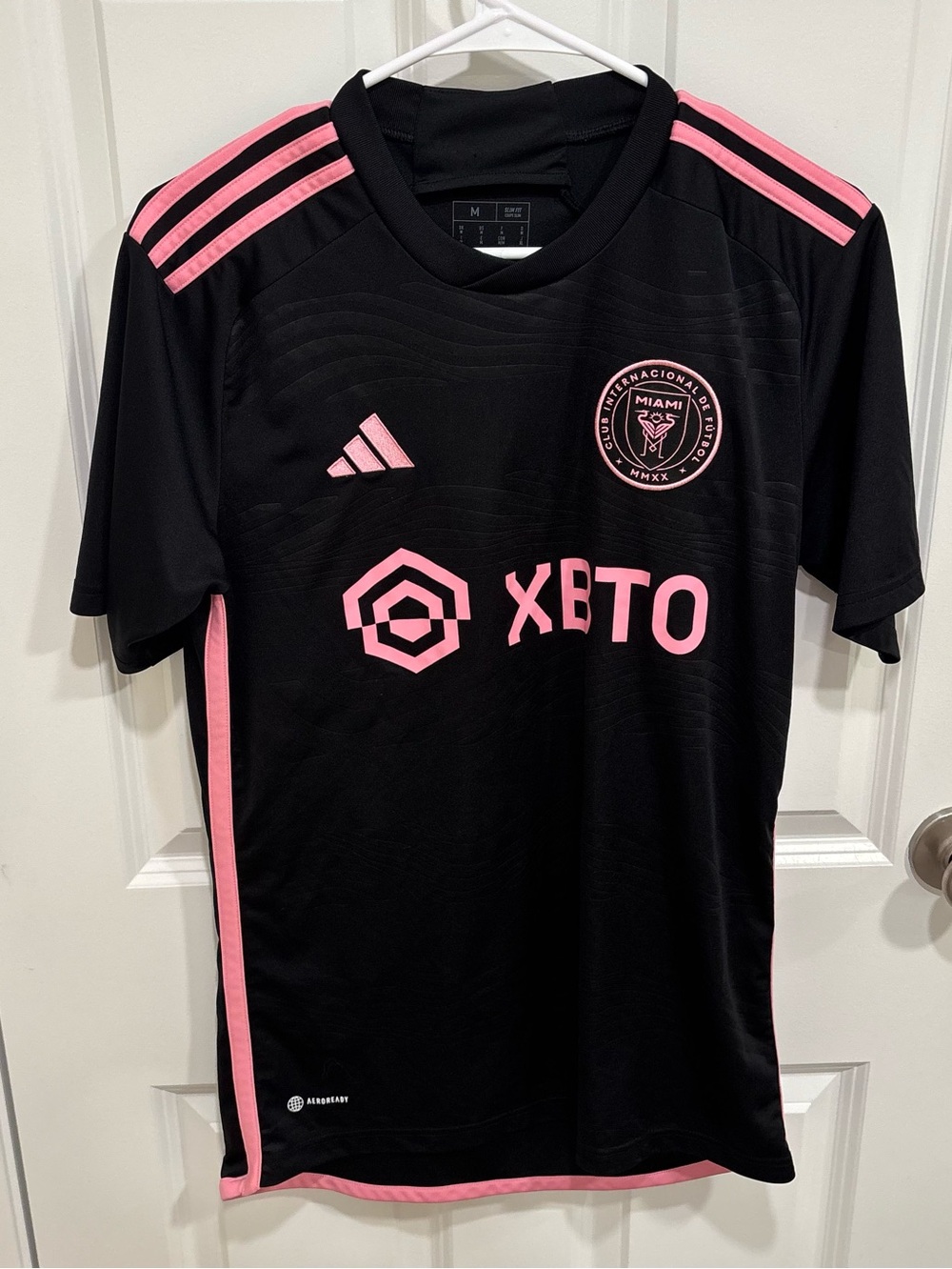 Lionel Messi Inter Miami CF 2024 Adidas Men's Black Medium Replica Jersey